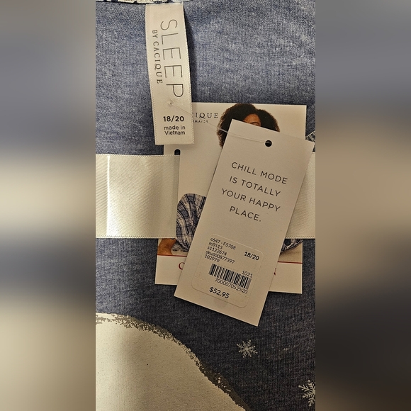 NWT Lane Bryant winter Pajamas 18/20 - Picture 3 of 4